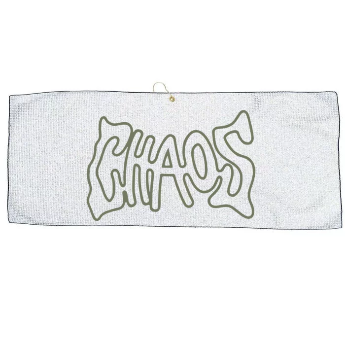 George Kittle Chaos Large Microfiber Waffle Golf Towel