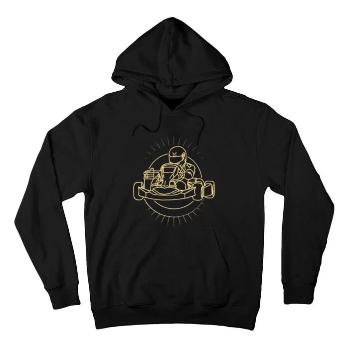 Go Kart Driving Kart Racing Karting Tall Hoodie