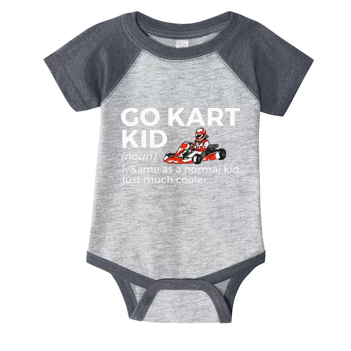 Go Kart Definition Go Kart Racing Infant Baby Jersey Bodysuit