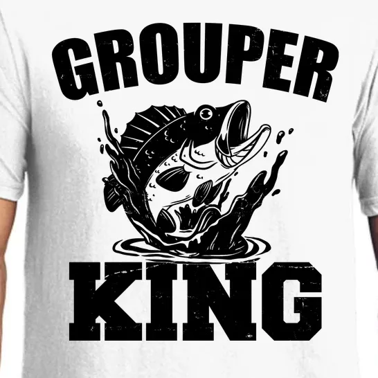 Grouper King Fishing Pajama Set