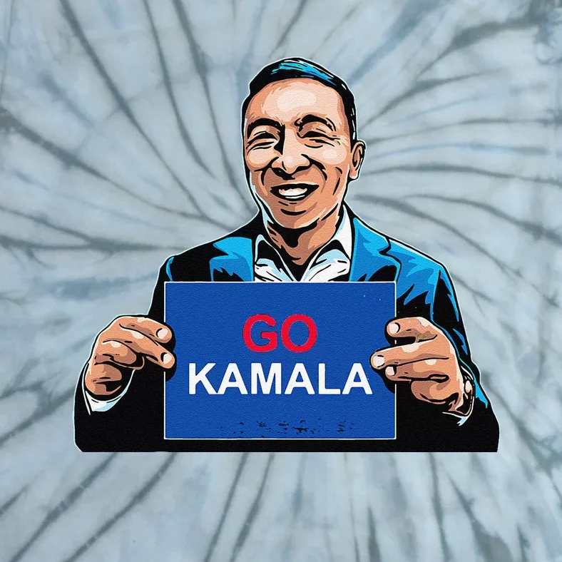 Go Kamala For President 2024 Endorsed By Andrew Yang Tie-Dye T-Shirt