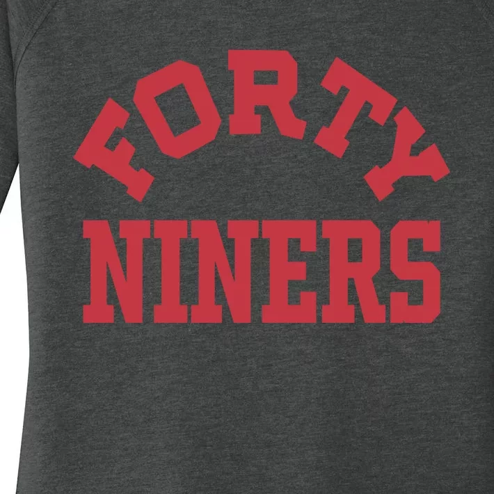 George Kittle Forty Niners Women's Perfect Tri Tunic Long Sleeve Shirt