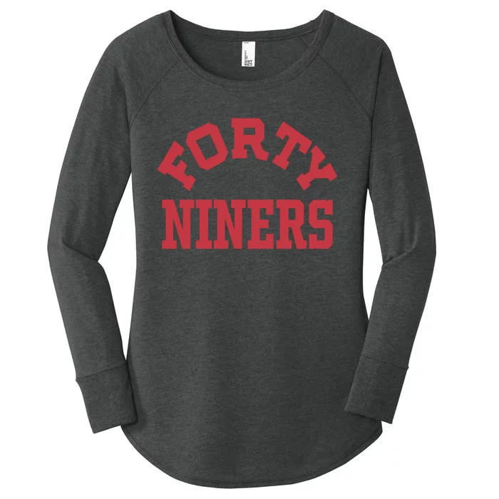 George Kittle Forty Niners Women's Perfect Tri Tunic Long Sleeve Shirt