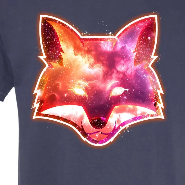 Galaxy Kitsune Fox Garment-Dyed Heavyweight T-Shirt