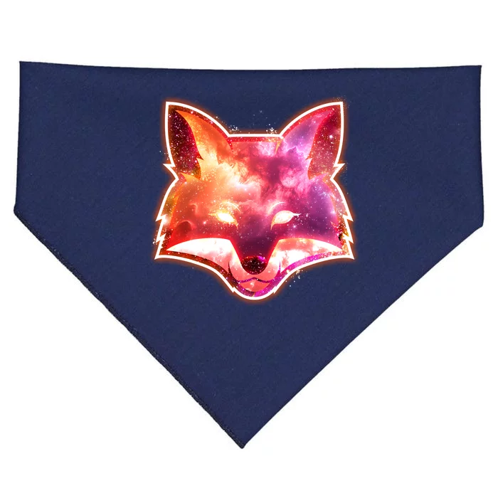 Galaxy Kitsune Fox USA-Made Doggie Bandana