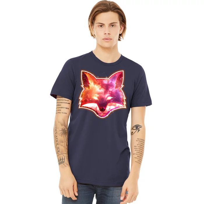 Galaxy Kitsune Fox Premium T-Shirt