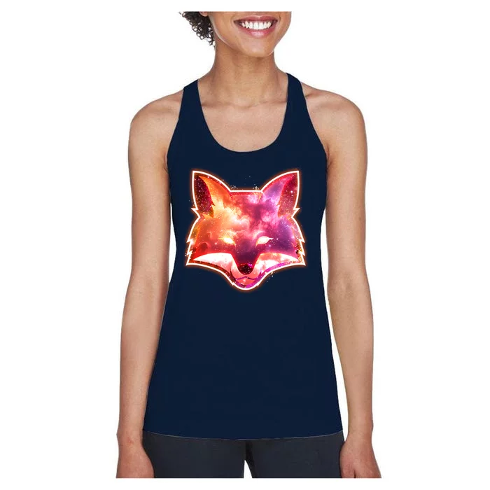 Galaxy Kitsune Fox Women's Racerback Tank