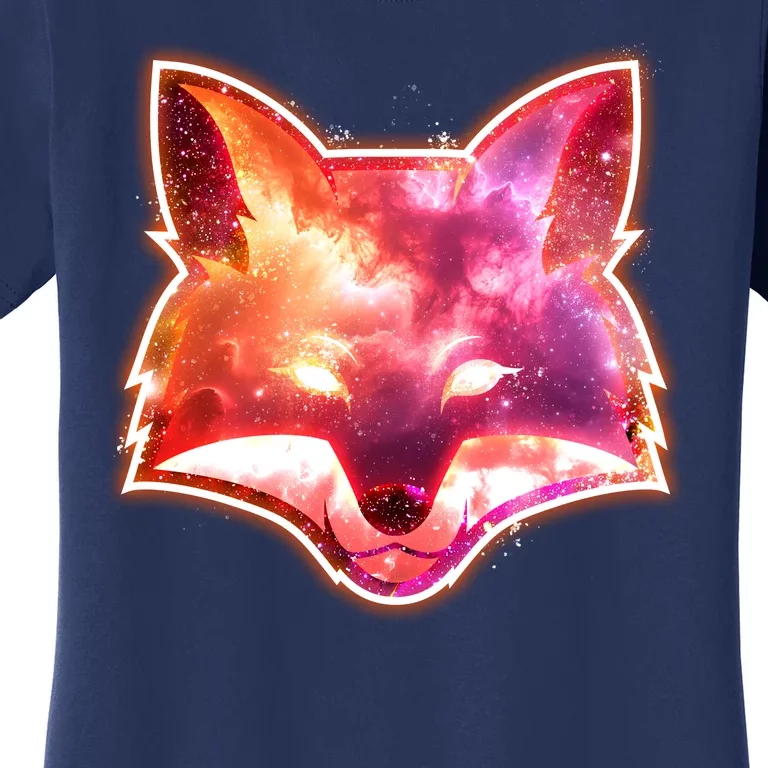 Galaxy Kitsune Fox Women's T-Shirt