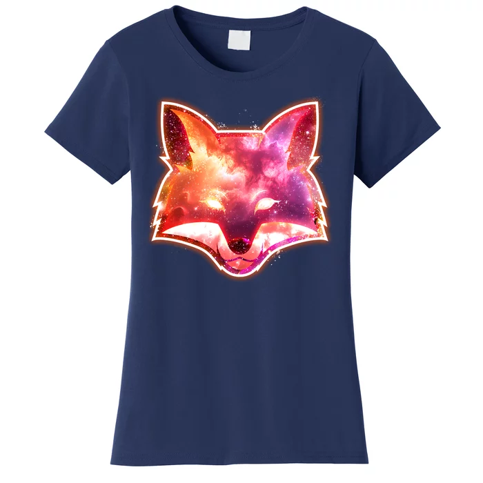 Galaxy Kitsune Fox Women's T-Shirt