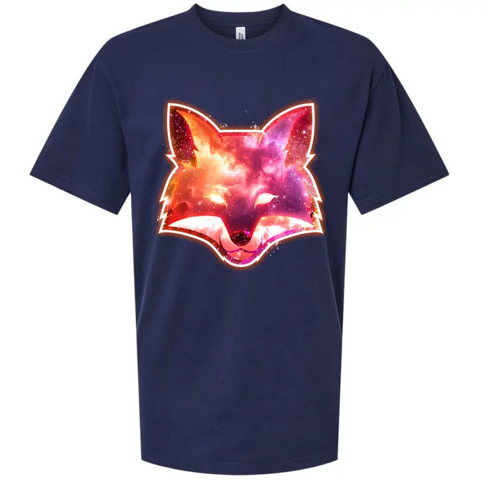 Galaxy Kitsune Fox Sueded Cloud Jersey T-Shirt