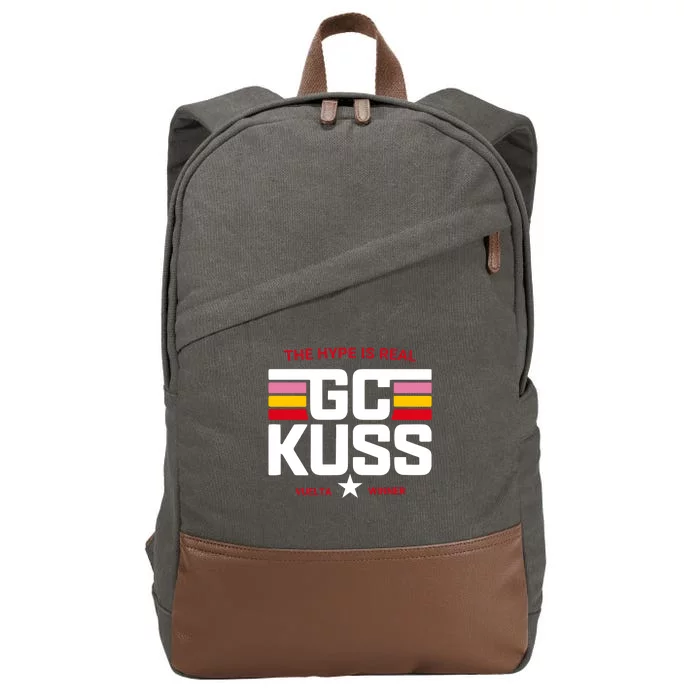 Team Jumbo Visma The Hype Is Real Gc Kuss Vuelta Winner Cotton Canvas Backpack