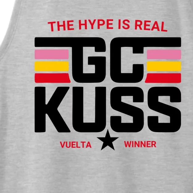 Team Jumbo Visma The Hype Is Real Gc Kuss Vuelta Winner Ladies Tri-Blend Wicking Tank