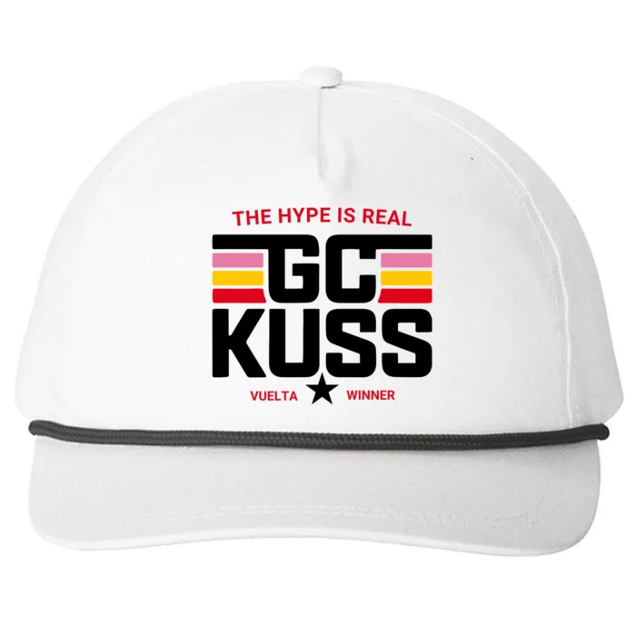 Team Jumbo Visma The Hype Is Real Gc Kuss Vuelta Winner Snapback Five-Panel Rope Hat