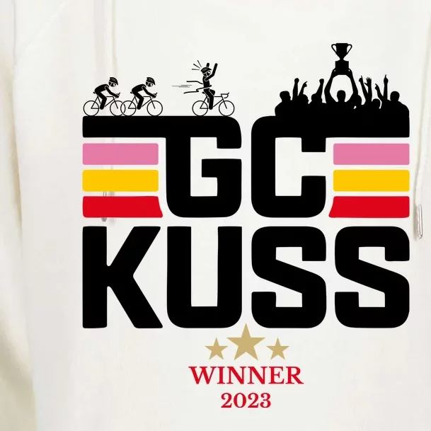 Team Jumbo Visma The Hype Is Real Gc Kuss Vuelta Winner Womens Funnel Neck Pullover Hood