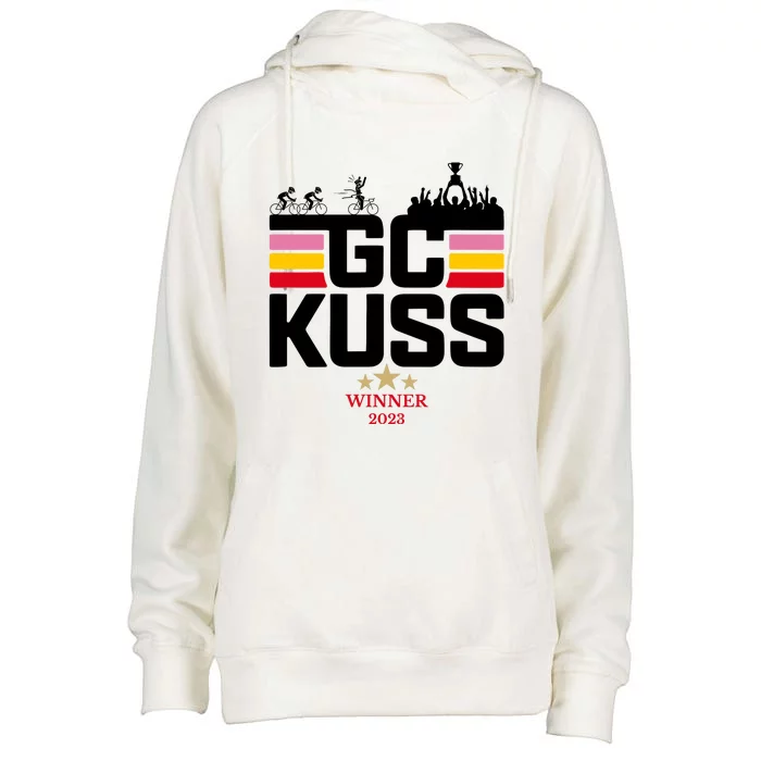 Team Jumbo Visma The Hype Is Real Gc Kuss Vuelta Winner Womens Funnel Neck Pullover Hood