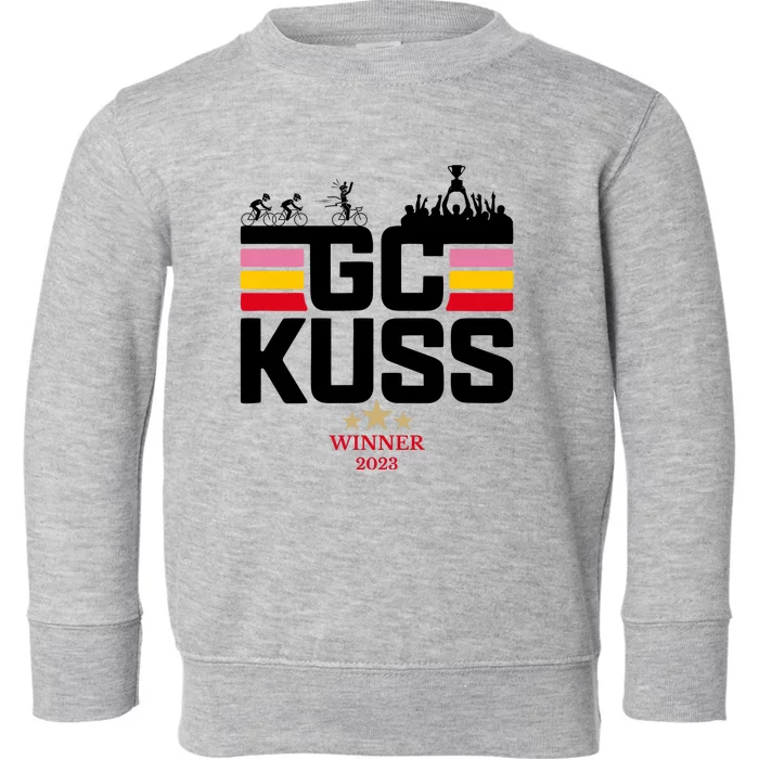 Team Jumbo Visma The Hype Is Real Gc Kuss Vuelta Winner Toddler Sweatshirt