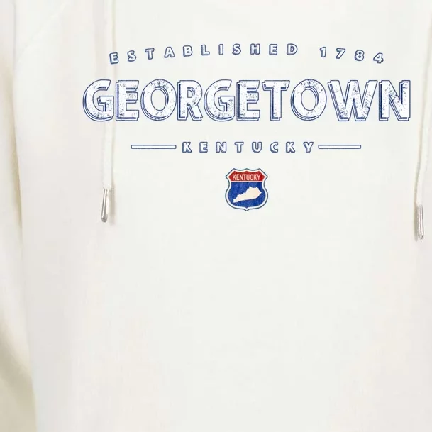 Georgetown Kentucky Georgetown Ky Funny Gift Womens Funnel Neck Pullover Hood