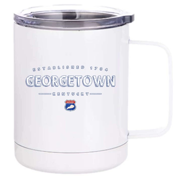 Georgetown Kentucky Georgetown Ky Funny Gift Front & Back 12oz Stainless Steel Tumbler Cup