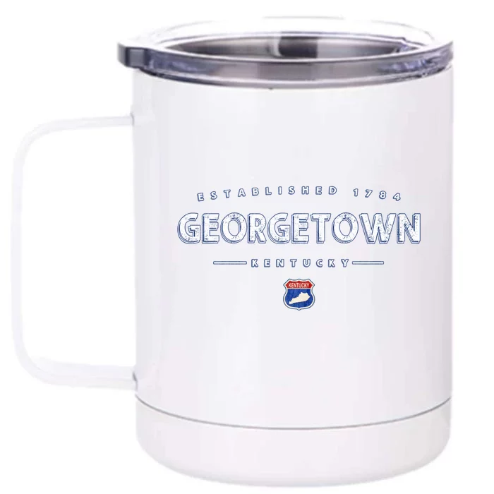 Georgetown Kentucky Georgetown Ky Funny Gift Front & Back 12oz Stainless Steel Tumbler Cup