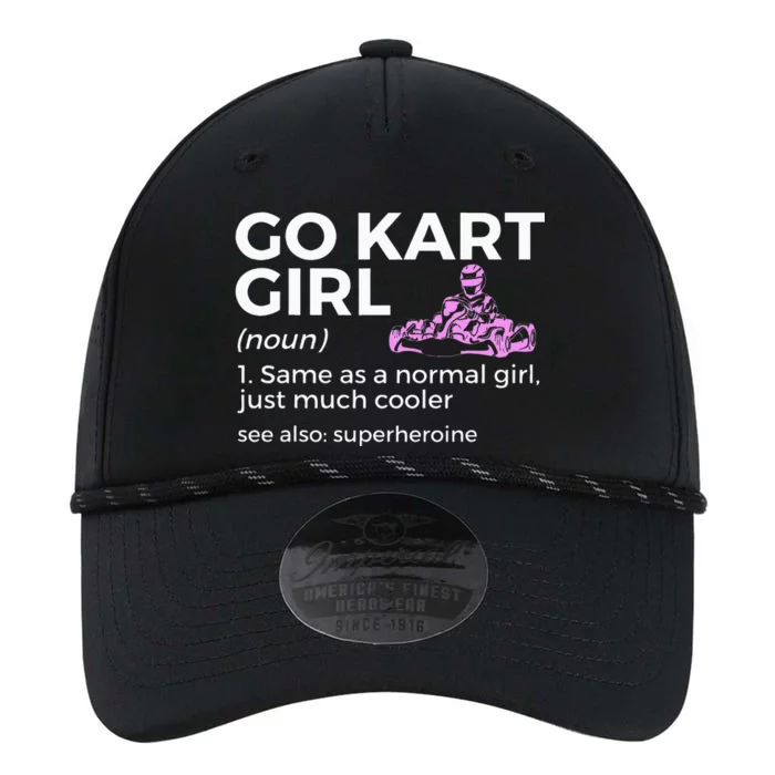 Go Kart Girl Definition Superheroine Performance The Dyno Cap