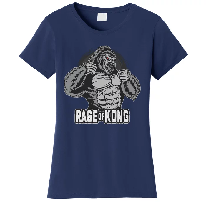 Gorilla Kong Gets Angry And Screams Women's T-Shirt