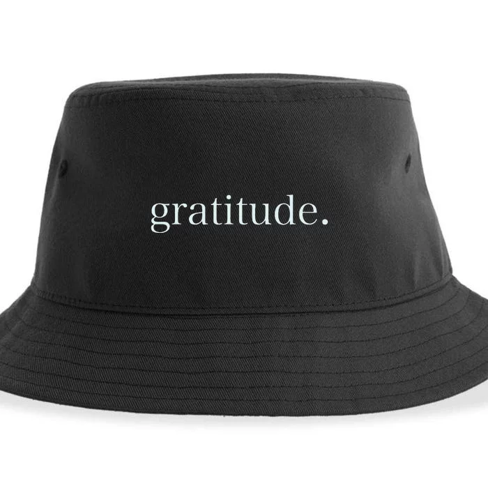 Goodness Kindness Gratitude Good Life Uplifting Sustainable Bucket Hat