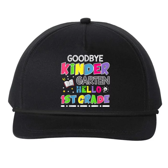 Goodbye Kindergarten Graduation Hello First Grade Snapback Five-Panel Rope Hat