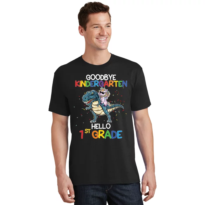 Goodbye Kindergarten Hello 1st Grade Graduation T Rex Boy T-Shirt