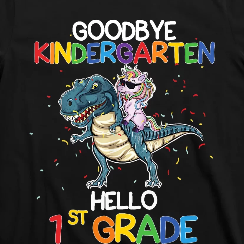 Goodbye Kindergarten Hello 1st Grade Graduation T Rex Boy T-Shirt