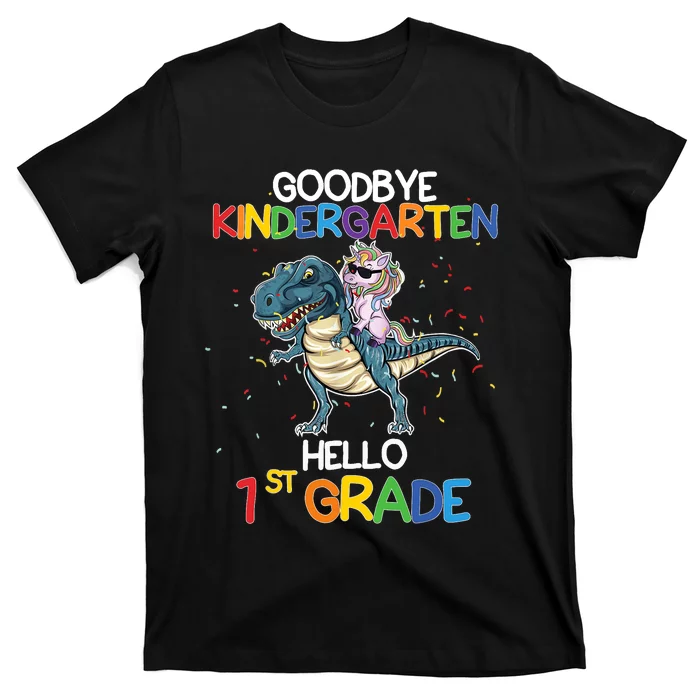 Goodbye Kindergarten Hello 1st Grade Graduation T Rex Boy T-Shirt