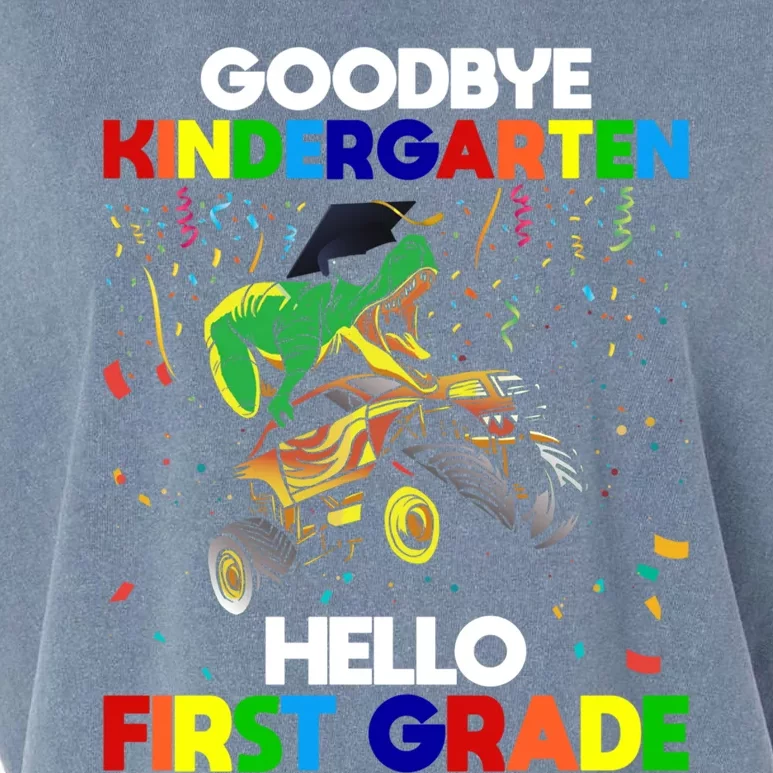 Goodbye Kindergarten Hello First Grade 1St Grade Meaningful Gift Garment-Dyed Women's Muscle Tee