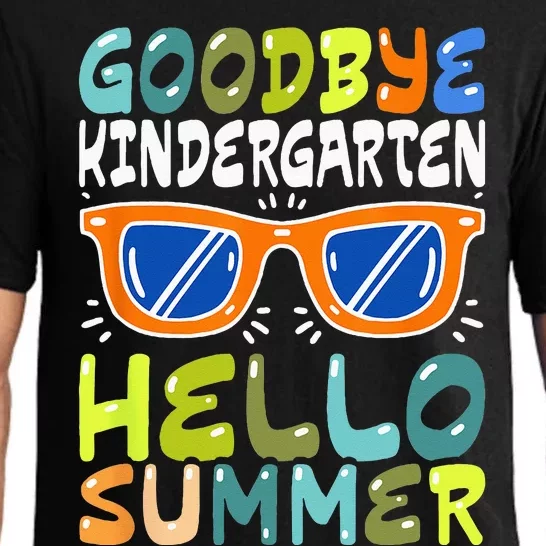 Goodbye Kindergarten Hello Summer Kinder Graduate Pajama Set