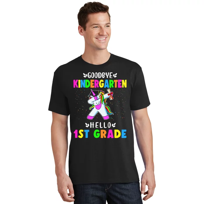 Goodbye Kindergarten Hello First Grade Unicorn T-Shirt