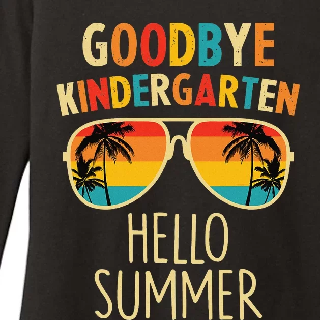 Goodbye Kindergarten Hello Summer Last Day Graduation Womens CVC Long Sleeve Shirt