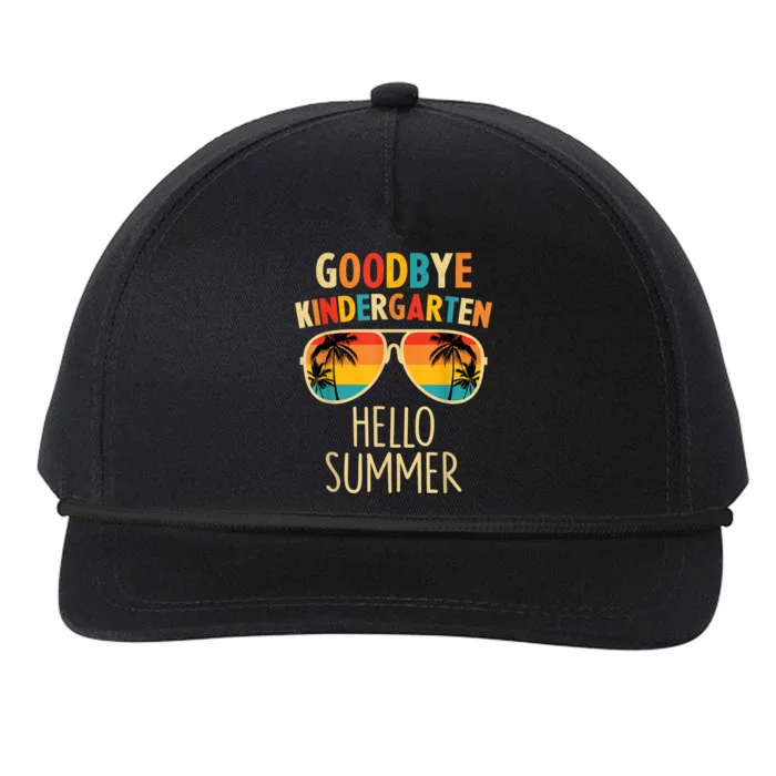 Goodbye Kindergarten Hello Summer Last Day Graduation Snapback Five-Panel Rope Hat