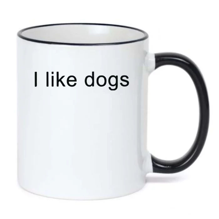 George Kittle I Like Dogs Black Color Changing Mug