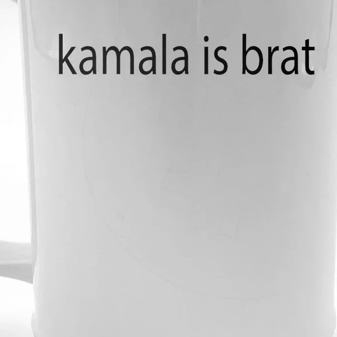 Green Kamala Is Brat 2024 Front & Back Beer Stein