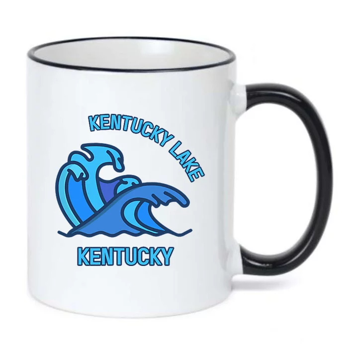 Graphic Kentucky Lake Kentucky Pocket Wave Souvenir Black Color Changing Mug