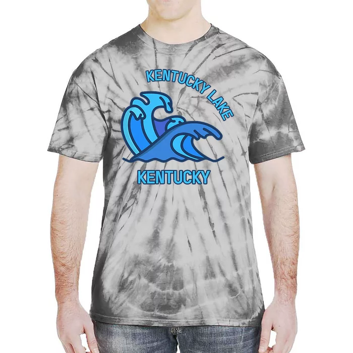 Graphic Kentucky Lake Kentucky Pocket Wave Souvenir Tie-Dye T-Shirt