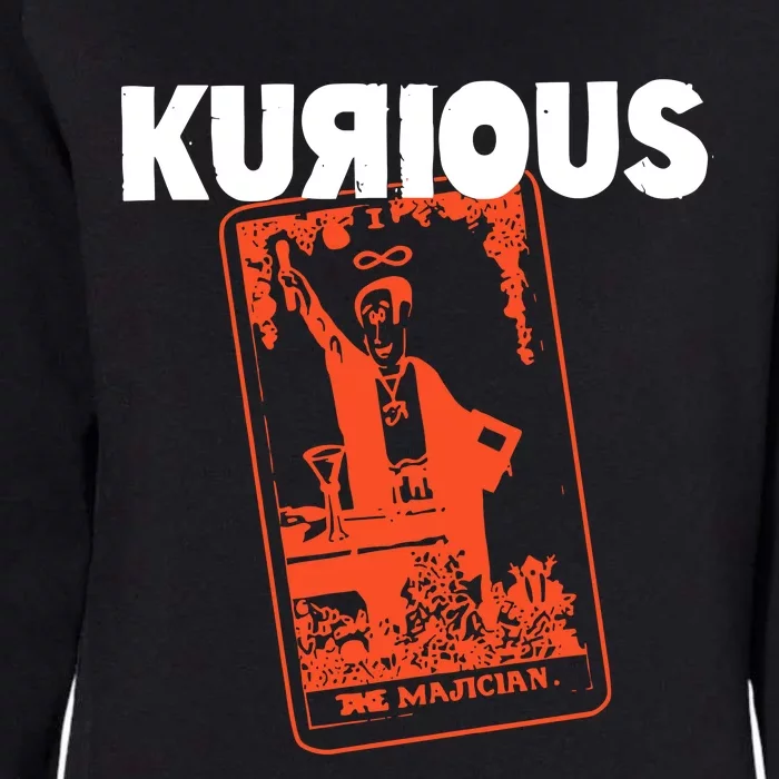 Gasdrawls Kurious Majician Womens California Wash Sweatshirt