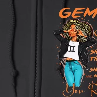 Gemini Knows More Than She Says For Black Wo Full Zip Hoodie