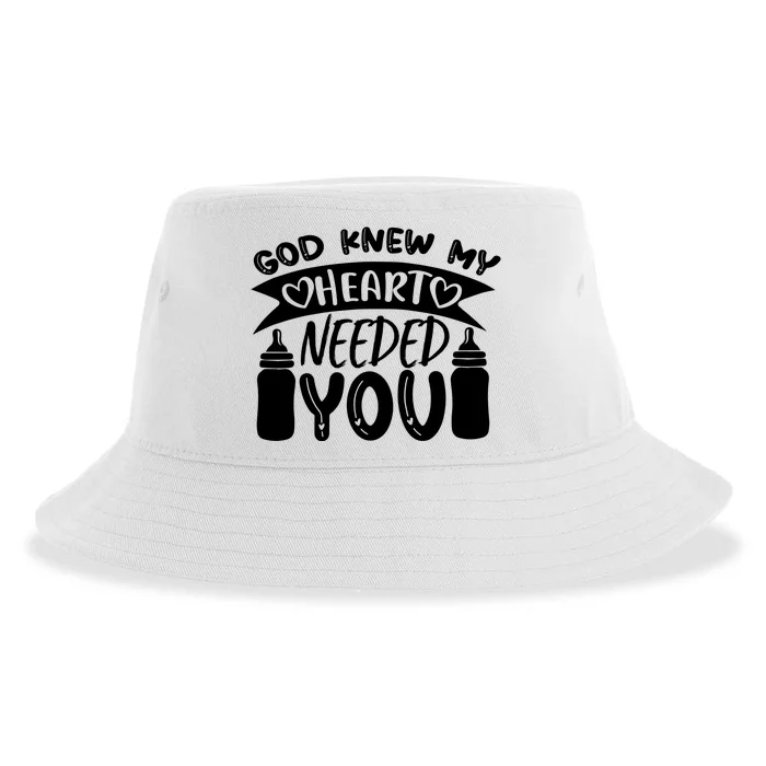 God Knew My Heart Needed You Sustainable Bucket Hat