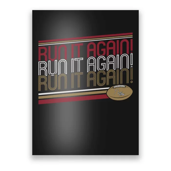 George Kittle Run It Again Poster