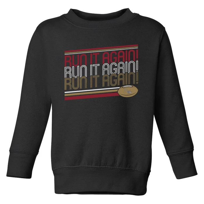 George Kittle Run It Again Toddler Sweatshirt