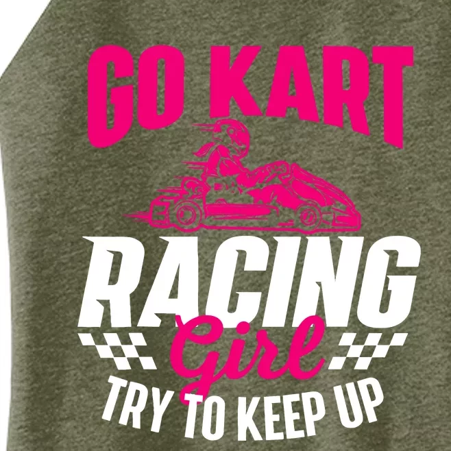 Go Kart Racing Girl Go Karting Lover Go Cart Racing Women’s Perfect Tri Rocker Tank