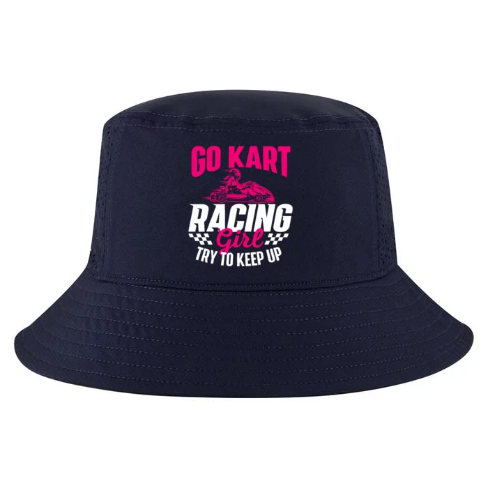 Go Kart Racing Girl Go Karting Lover Go Cart Racing Cool Comfort Performance Bucket Hat