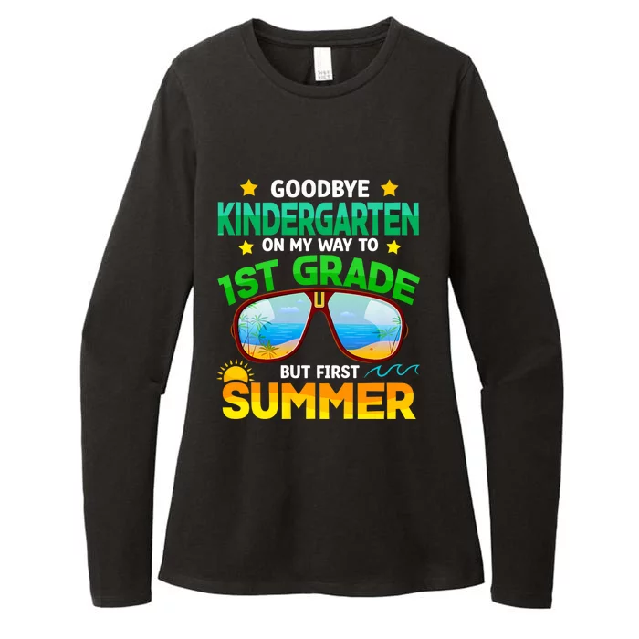 Goodbye Kindergarten Way To 1st Grade Summer Graduation Womens CVC Long Sleeve Shirt