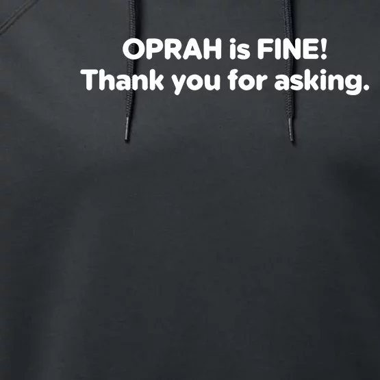 Gayle King Wears Oprah Is Fine Thank You For Asking Performance Fleece Hoodie