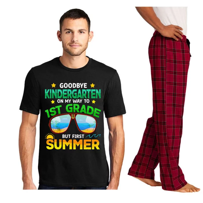 Goodbye Kindergarten Way To 1st Grade Summer Graduation Pajama Set