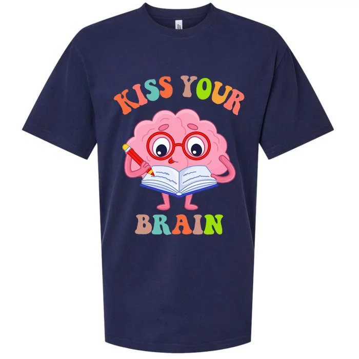 groovy K.iss Your Brain Teaching Squad Sueded Cloud Jersey T-Shirt